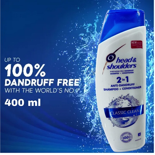 INDIAN HEAD & SHOULDERS SMOOTH & SILKY ANTI-DANDRUFF SHAMPOO | SILKY HAIR, 100% DANDRUFF CONTROL 400 ml