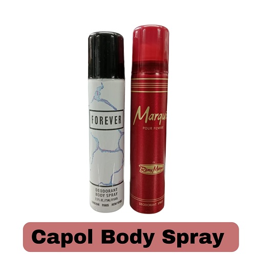 Capel Body spray Fogg Bleu Mountain used for male female